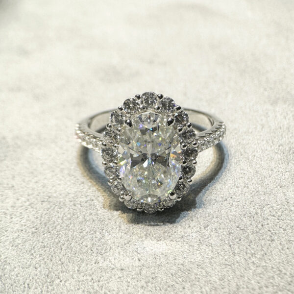 Sterling Silver Engagement Ring
