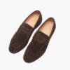 Mens Leather Seude Loafers