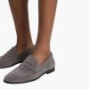 Mens Leather Seude Loafers