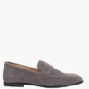 Mens Leather Seude Loafers