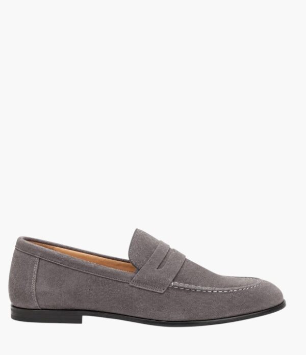 Mens Leather Seude Loafers