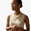 Pearl Earrings, Bracelet And Necklace Set