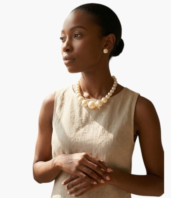 Pearl Earrings, Bracelet And Necklace Set