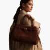 Mary Suede Tote Bag