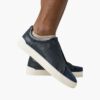 BLUE-N 1 Genuine Leather Casual Men's Sneakers