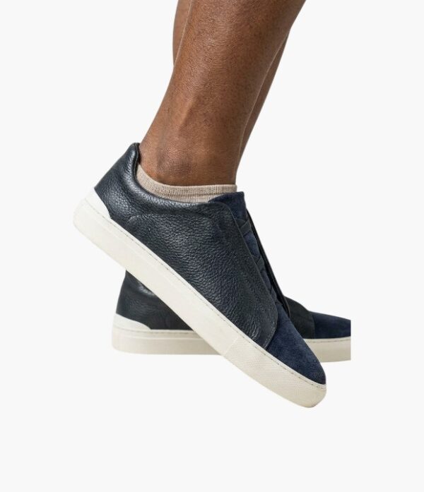 BLUE-N 1 Genuine Leather Casual Men's Sneakers