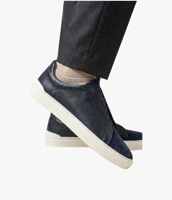 BLUE-N 2 Genuine Leather Casual Men's Sneakers